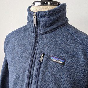Patagonia Better Sweater New Navy Fleece Quarter Zip Jacket Medium